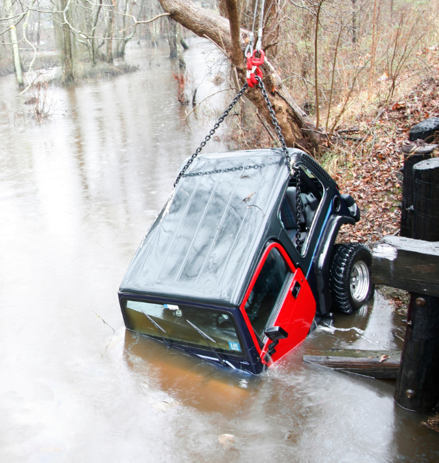 Recovering Vehicles from Waterways